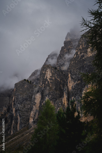 View of the cloudy mountains © Iwan