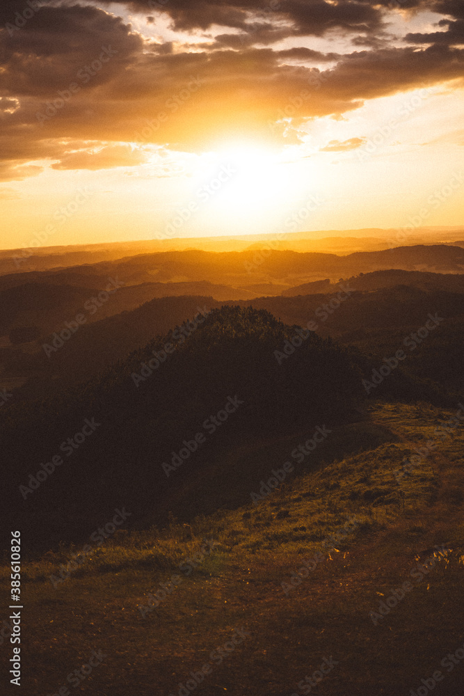 Fototapeta premium Sunset Mountain