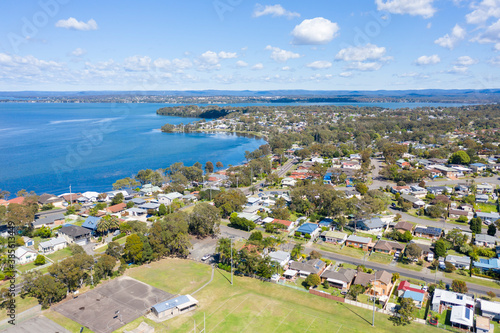 Aerial view of the township of Budgewoi in regional Australia © Phillip