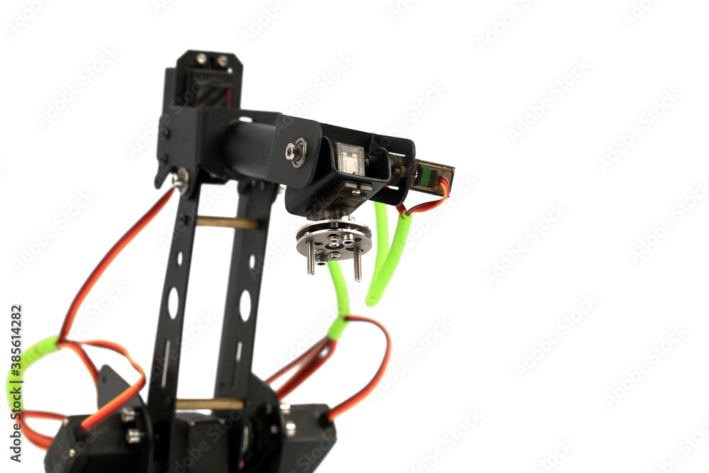 Tip end of Robot arm , education training set for automation practice Tip end of Robot arm , education training set for automation practice