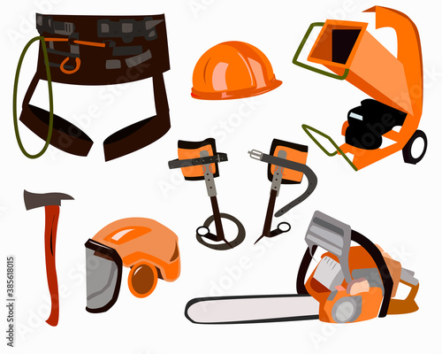 Tools for arboristics and industrial mountaineering