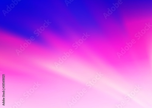 Light Pink, Blue vector glossy abstract template.