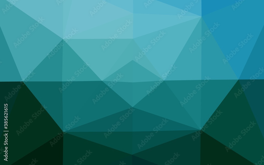 Obraz premium Light BLUE vector triangle mosaic texture.