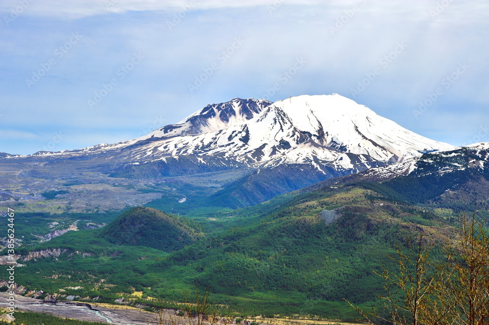 Mount Saint Helens National Volcanic Monument, Washington State-USA