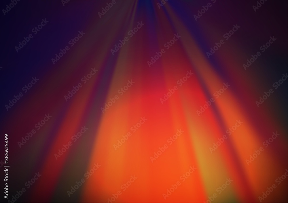 Naklejka premium Dark Pink, Yellow vector blurred bright background.