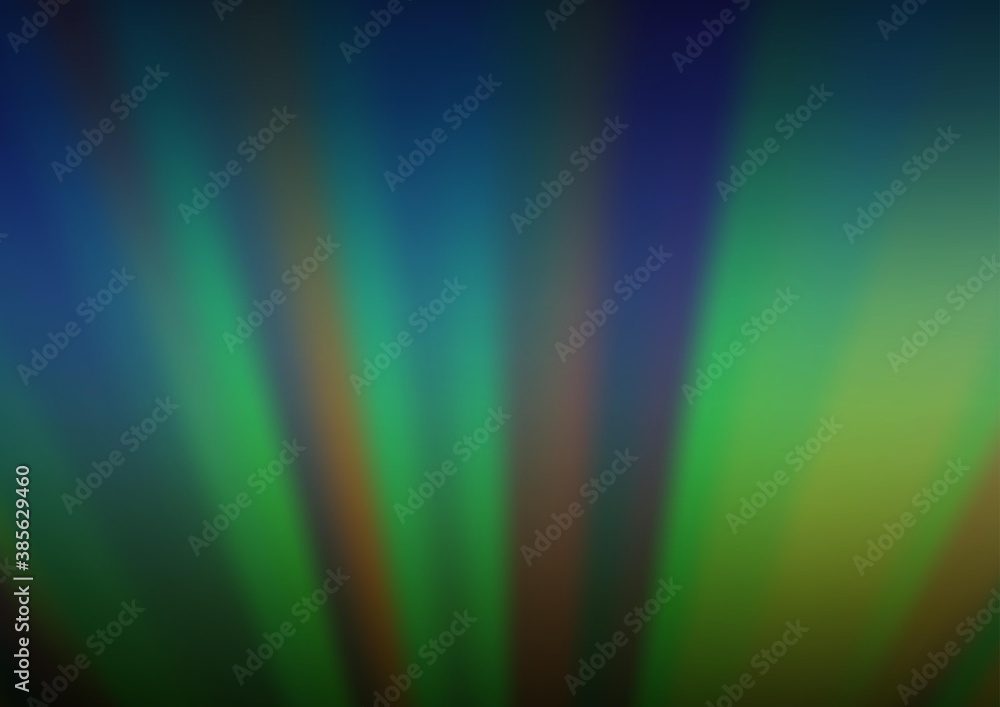 Dark Blue, Green vector glossy bokeh pattern. Dark Blue, Green vector glossy bokeh pattern.