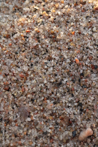 close up of sand