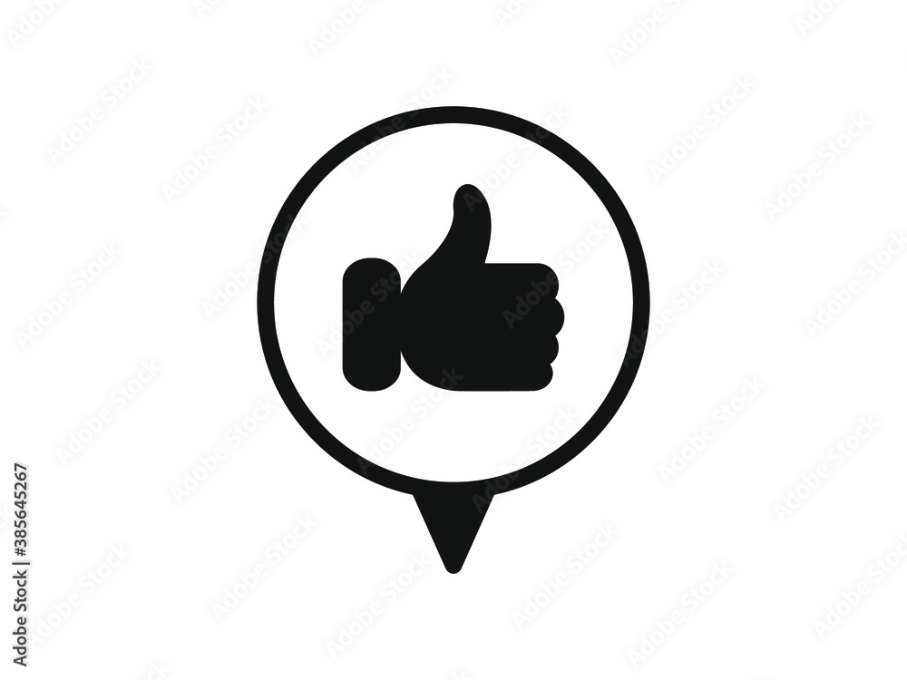 Fototapeta premium human hand thumbs up