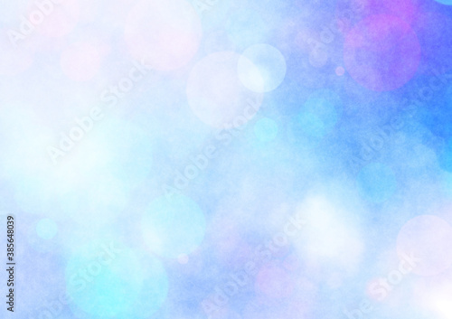 Blue bokeh background