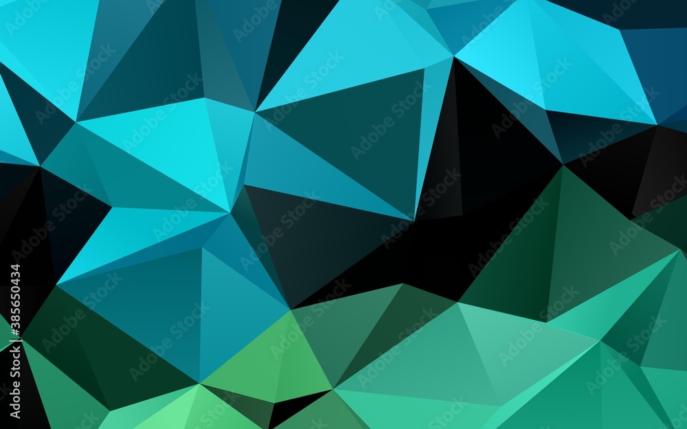 Light BLUE vector abstract mosaic pattern. Light BLUE vector abstract mosaic pattern.