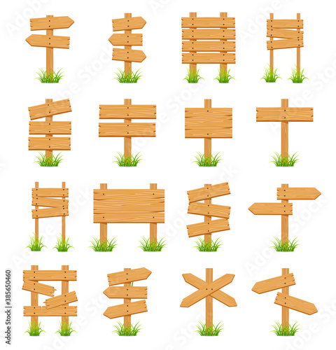 wooden sign set collection