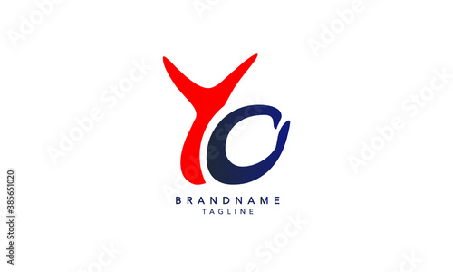 Alphabet letters Initials Monogram logo YO, OY, Y and O