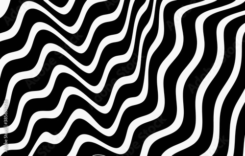 Wave Lines Pattern Abstract Background. Vector illustration.
