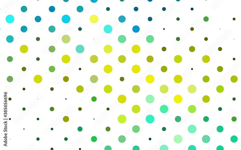 Light Green, Yellow vector pattern with spheres. Light Green, Yellow vector pattern with spheres.