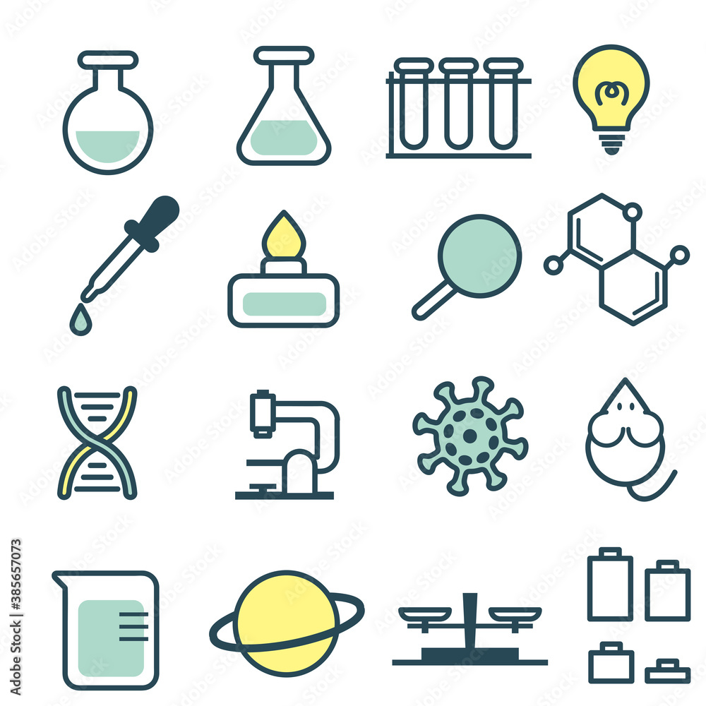 科学 理科 アイコンセット 実験器具 Stock Vector Adobe Stock 科学 理科 アイコンセット 実験器具 Stock Vector Adobe Stock