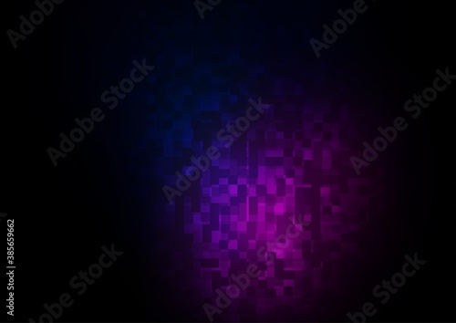 Dark Pink, Blue vector texture in rectangular style.