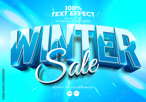 Edibtale Text Effect Winter Sale