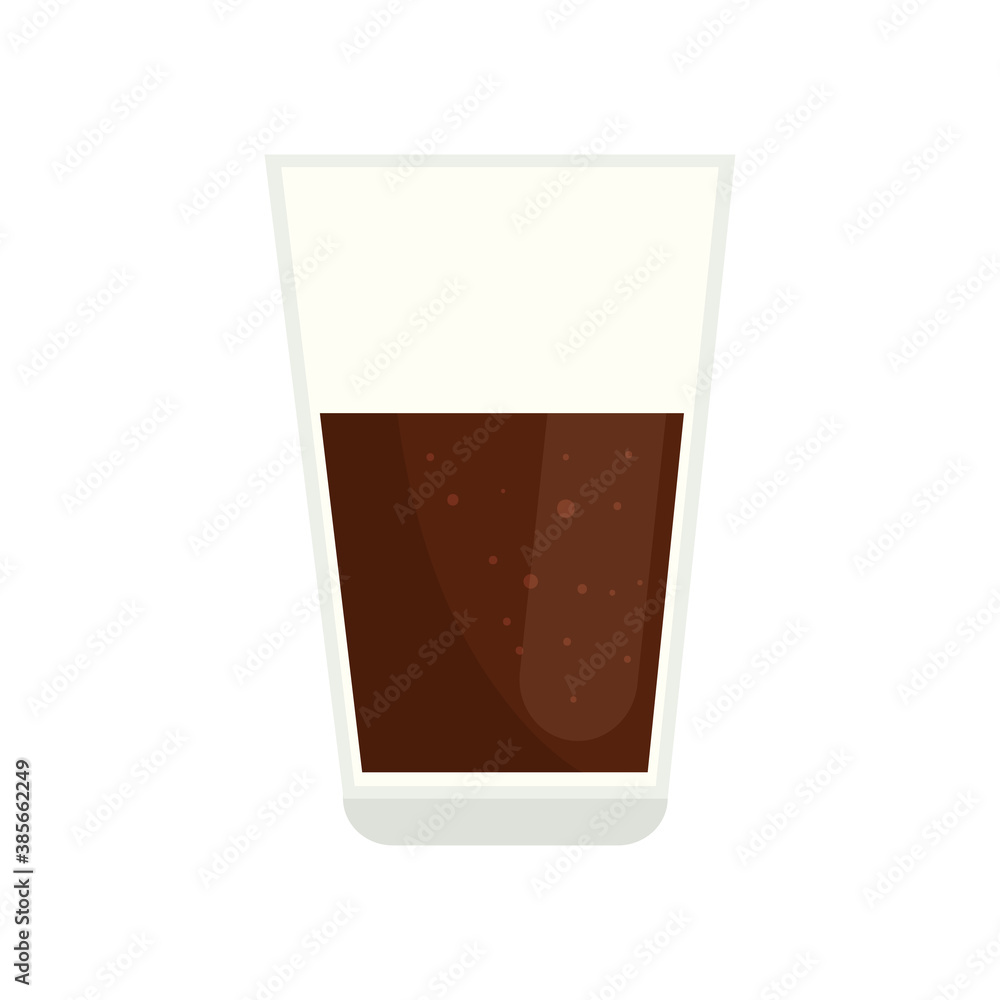coffee glass design of drink caffeine breakfast and beverage theme Vector illustration coffee glass design of drink caffeine breakfast and beverage theme Vector illustration