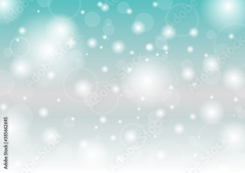 青 冬 キラキラ ボケ 背景 壁紙 blue winter snow bokeh background