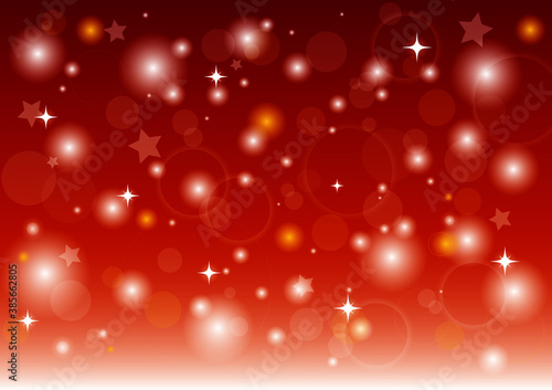 赤　キラキラ　ボケ　背景　壁紙　Christmas　bokeh red background