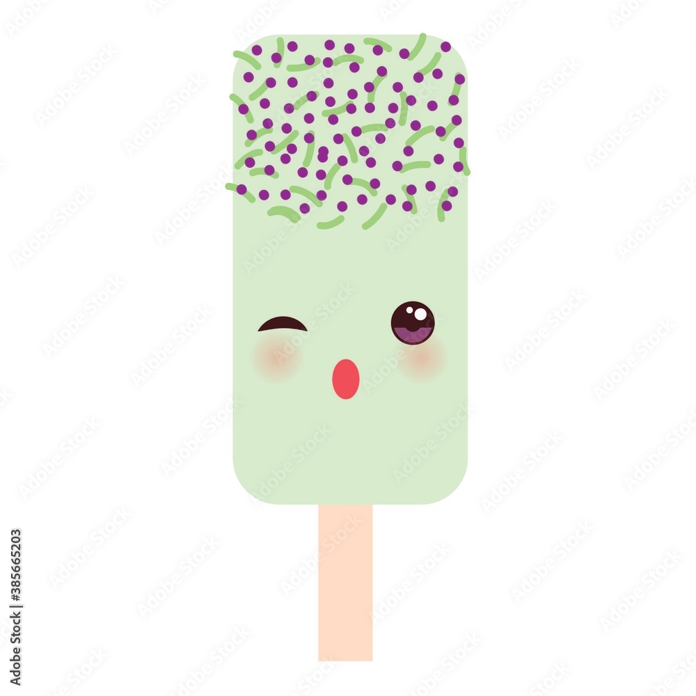 Kawaii Stick Ice Cream Kawaii Stick Ice Cream