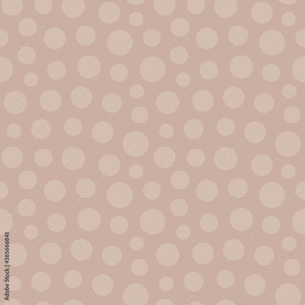 Vector Taupe Brown Geometric Texture seamless pattern background. A geometric scattered pattern of spots in two shades of light brown to create a versatile texture. Good for packaging, home decor