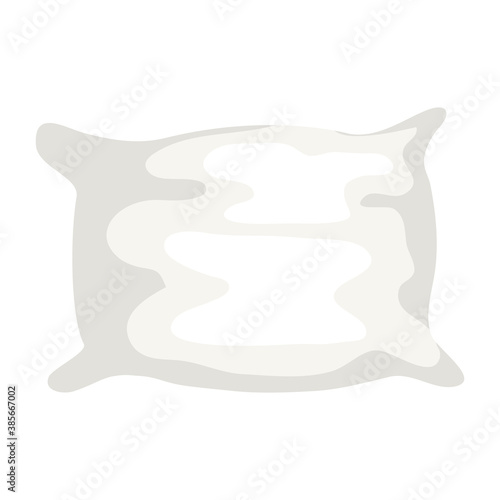 sleeping pillow design, insomnia and night theme Vector illustration