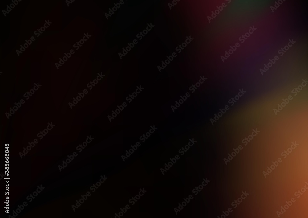 Dark Black vector blurred background. Dark Black vector blurred background.