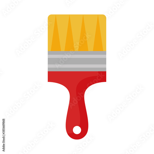 paint brush design of construction remodeling working and repairing theme Vector illustration