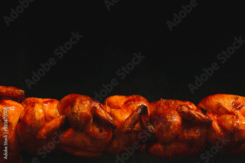 delicious and juicy rotisserie chicken