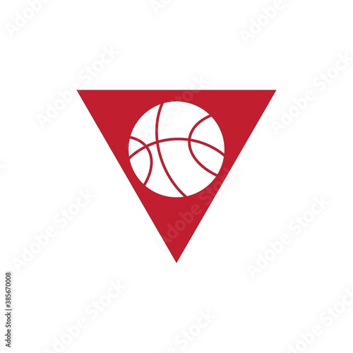basketball logo desain illustration