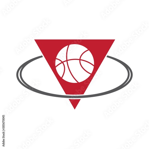 basketball logo desain illustration