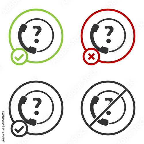 Black Telephone 24 hours support icon isolated on white background. All-day customer support call-center. Full time call services. Circle button. Vector Illustration.