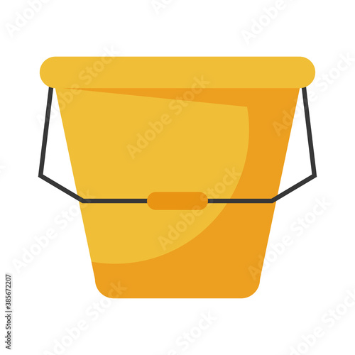 construction bucket design of remodeling working and repairing theme Vector illustration