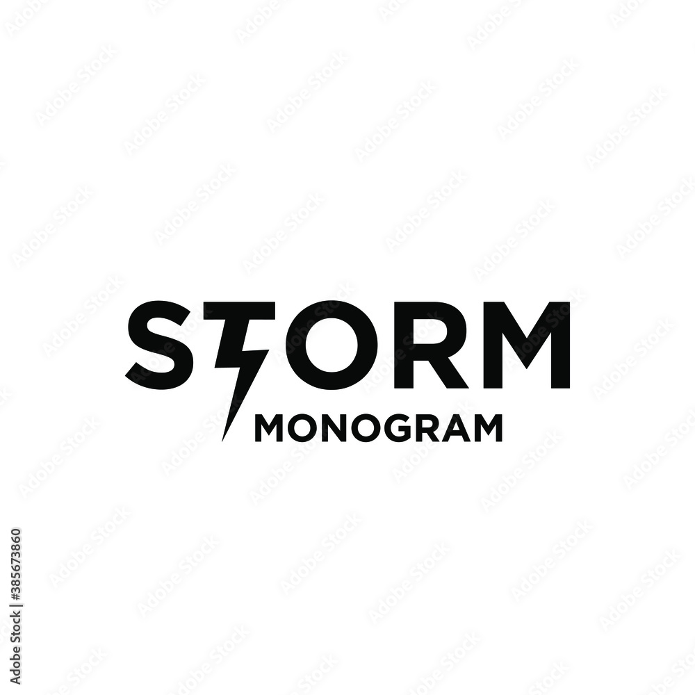 storm with initial letter with t modification as thunderbolt vector logo icon illustration design isolated white background storm with initial letter with t modification as thunderbolt vector logo icon illustration design isolated white background