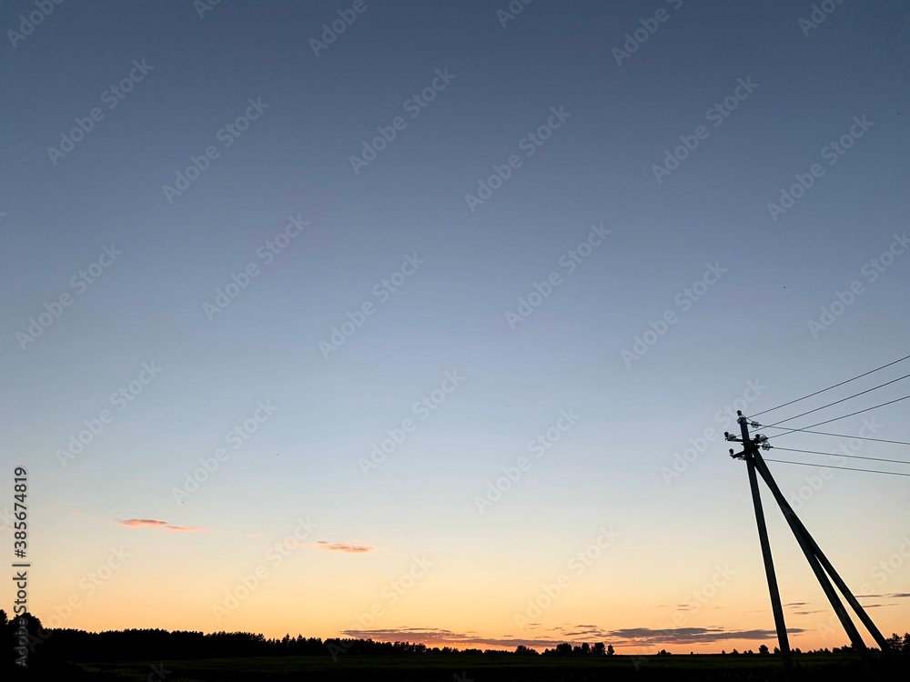 horizon sunset evening electric column field
horizon sunset evening electric column field