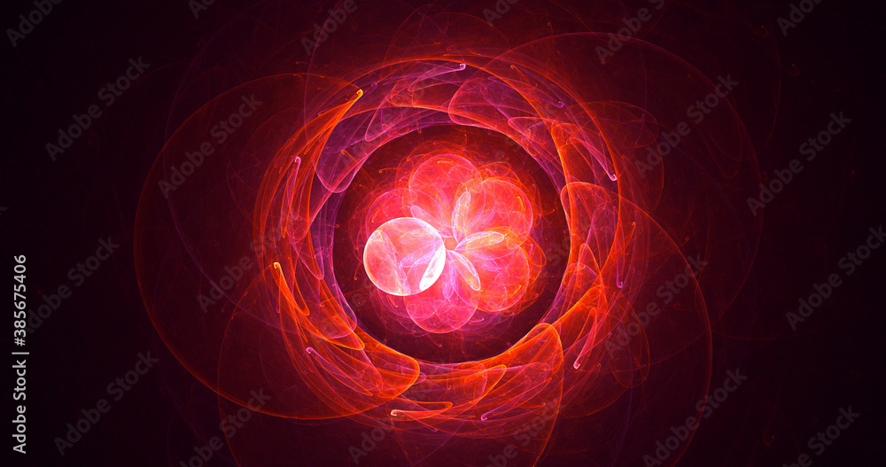 3D rendering abstract circle light background 3D rendering abstract circle light background