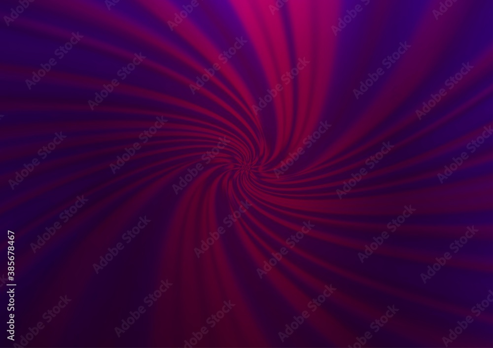 Obraz premium Dark Purple vector blurred bright template.