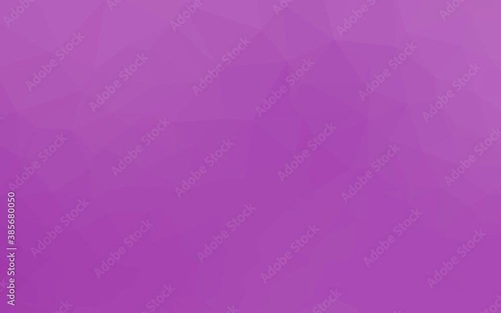 Fototapeta premium Light Purple vector polygonal pattern.