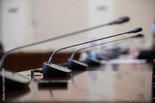 Obraz na płótnie Conference room or seminar meeting room in business event