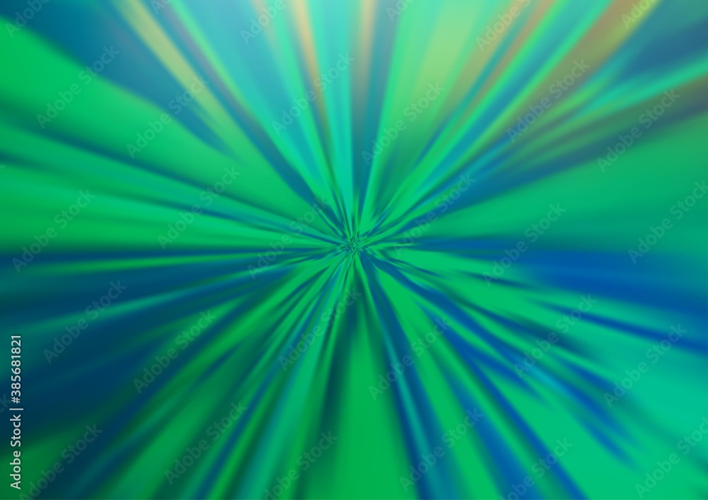 Light Green vector glossy abstract template. Light Green vector glossy abstract template.
