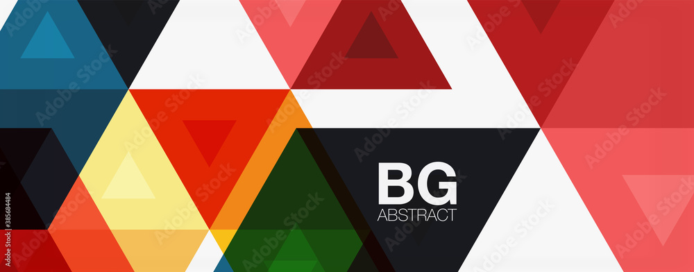 Mosaic triangle pattern abstract background for cover, banner, flyer and poster and other template Mosaic triangle pattern abstract background for cover, banner, flyer and poster and other template