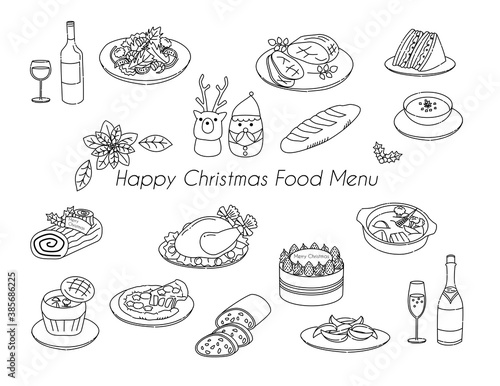 クリスマスフードメニューアイコン