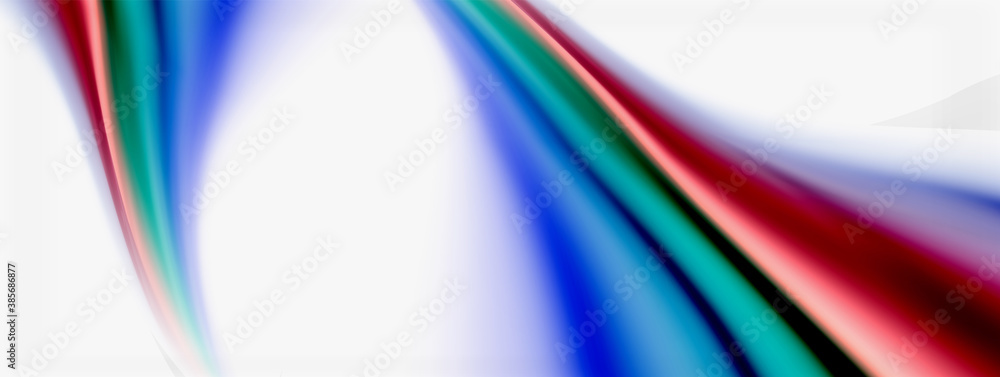 Abstract Background. Smooth flowing lines, blurred waves, rainbow color style stripes. Vector illustrations for covers, banners, flyers and posters and other Abstract Background. Smooth flowing lines, blurred waves, rainbow color style stripes. Vector illustrations for covers, banners, flyers and posters and other