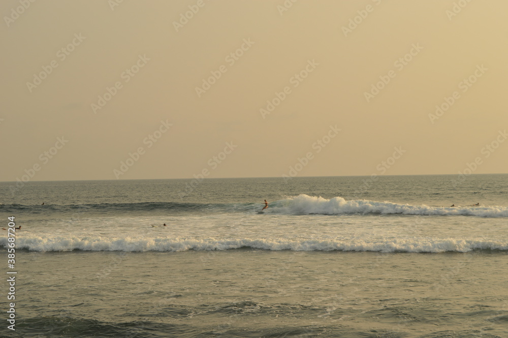 Surfing and cliff diving by the waterfalls in El Salvador, Central America Surfing and cliff diving by the waterfalls in El Salvador, Central America