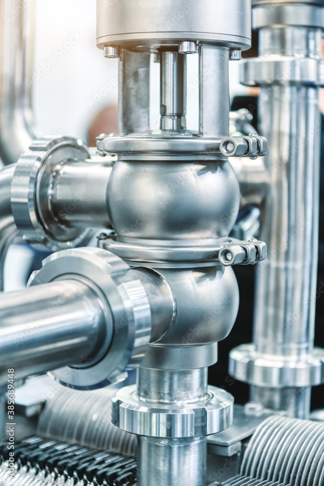 System of shutoff valves and metal pipelines. System of shutoff valves and metal pipelines.