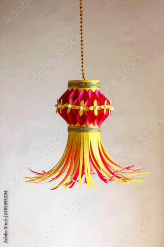 Indian Festival Diwali , colorful Lantern for diwali festival photo