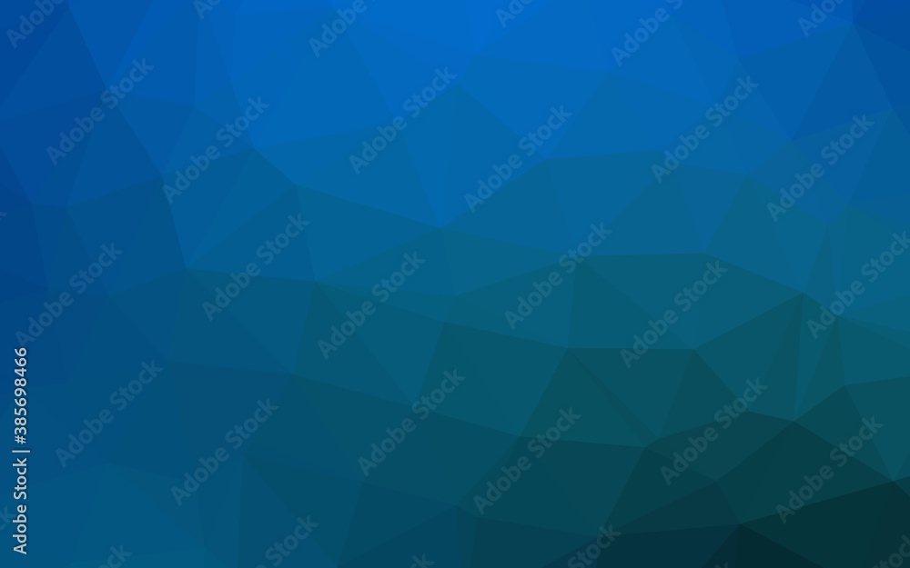 Light BLUE vector triangle mosaic texture. Light BLUE vector triangle mosaic texture.