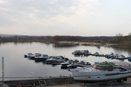 boats in the harbor