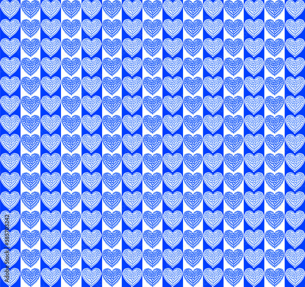 Striped background consisting of the colors of violet, blue shades